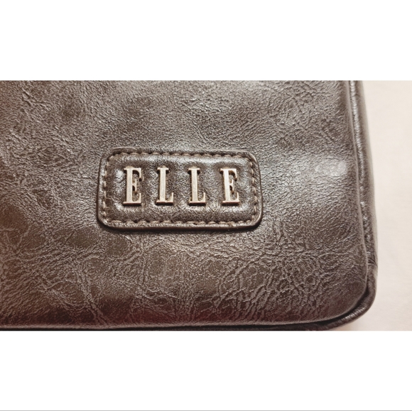 ELLE FRANCE LAPTOP COMPUTER CARRYING BAG BROWN 17 INCH - Picture 7 of 8